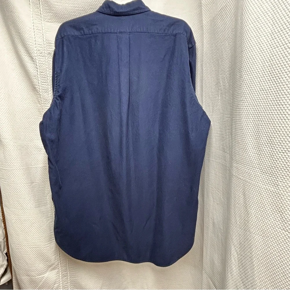 Ralph Lauren (Blake) Men’s Navy Blue Casual‎ Button Down Shirt Large